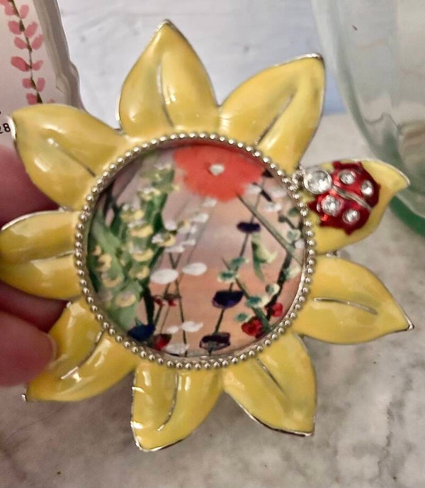 Tiny framed picture