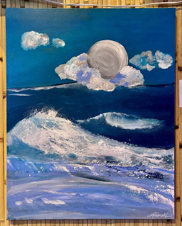 Mood in Blue 24"x30"x1"