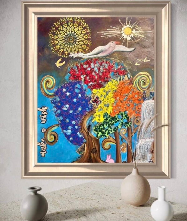 Make A Wish 16x20x.75” Framed
