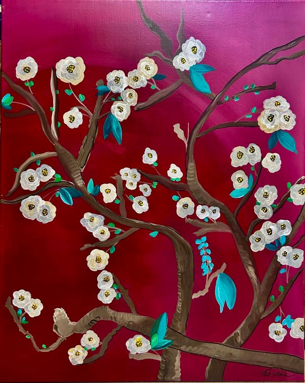 Almond Blossoms 24x30x1"