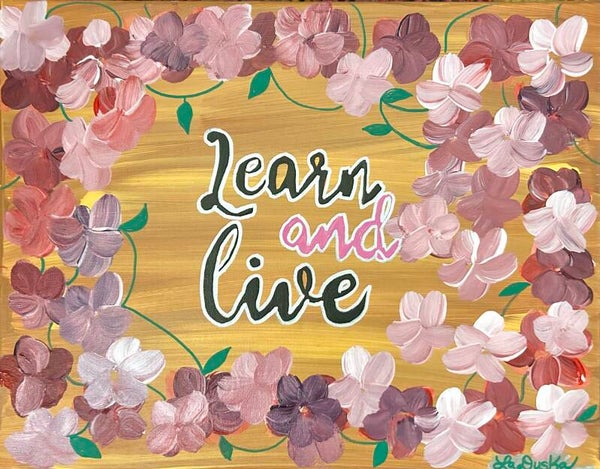 Learn & Live 14x11x.75”