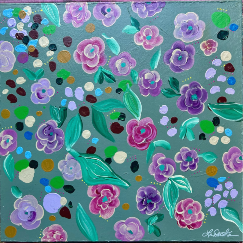 Flowers 20x20x1.5”