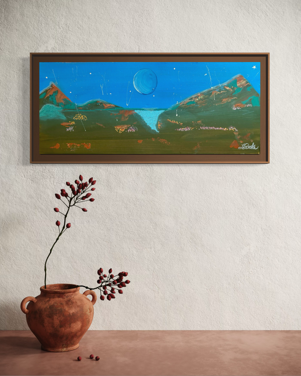 Shooting Stars 22x10”, framed