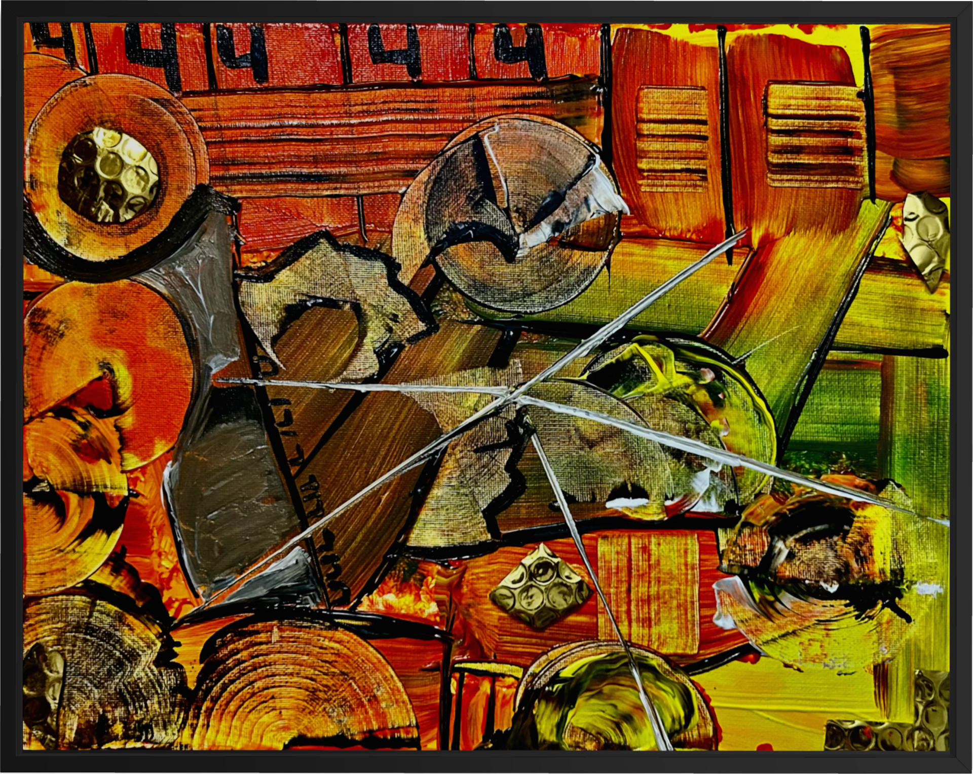 Teleport 14x11” canvas panel