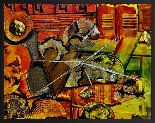 Teleport 14x11” canvas panel