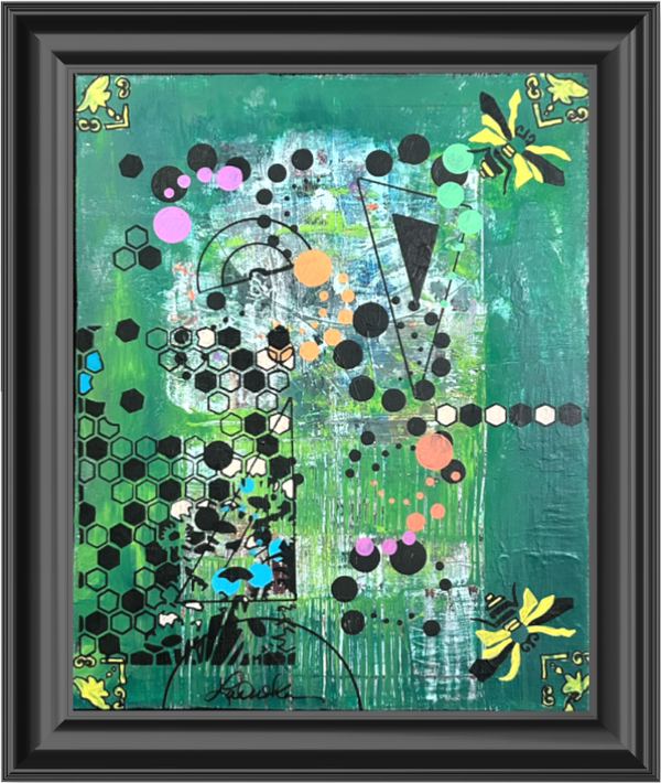 Emerald Geometry 16x20x.75”