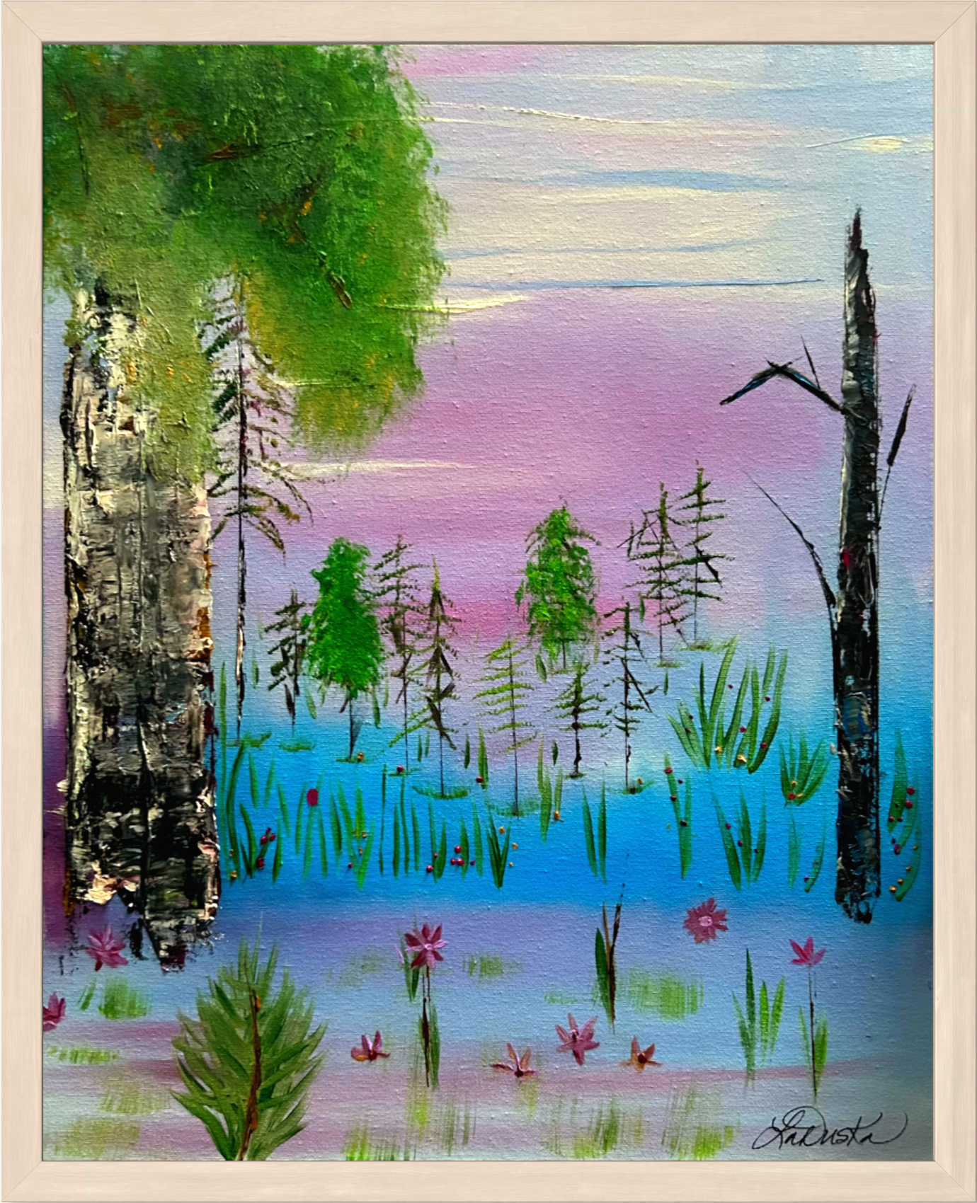 The Woods 16x20x.75” Oil on canvas