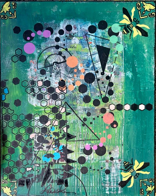 Emerald Geometry 16x20x.75”