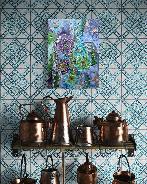 Where The Flowers Dream 12x16x1.5”