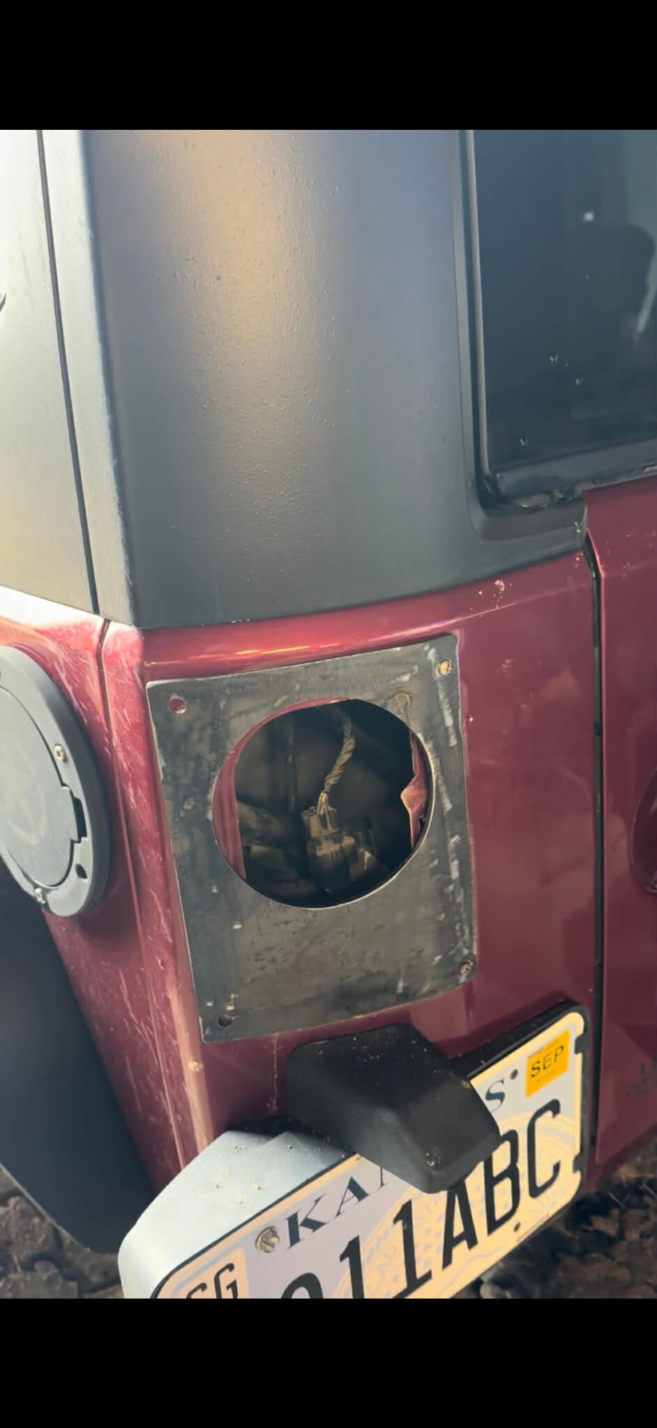 JKU FLUSH MOUNT TAIL LAMP KIT