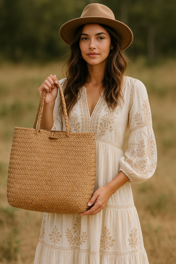 Handgemaakte rieten tas – puur natuur, pure stijl!