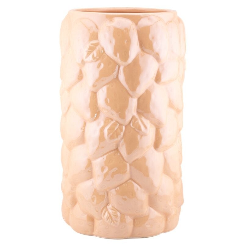 Aardewerk vaas glossy lila