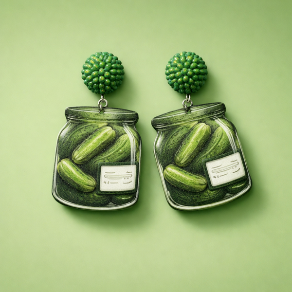 🥒 Unieke Augurken Oorbellen