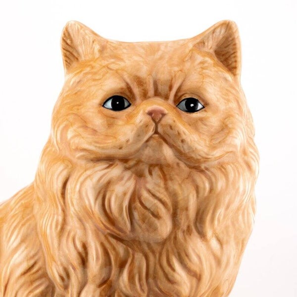 Aardewerk vaas kat