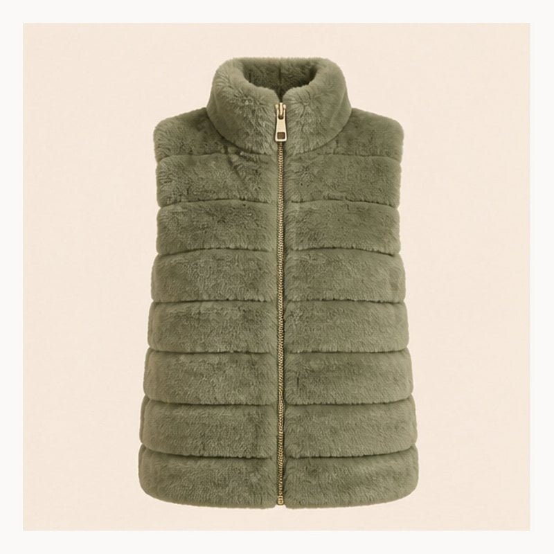 💚 Teddy Bodywarmer – Army Green 💚