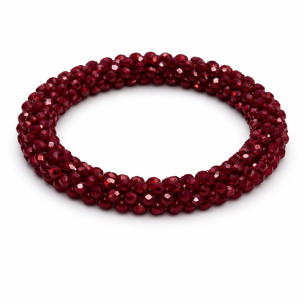 ❤️ Bordeaux Sparkle Armband ✨