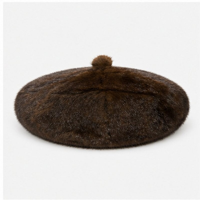 Faux Fur Baret – | One Size