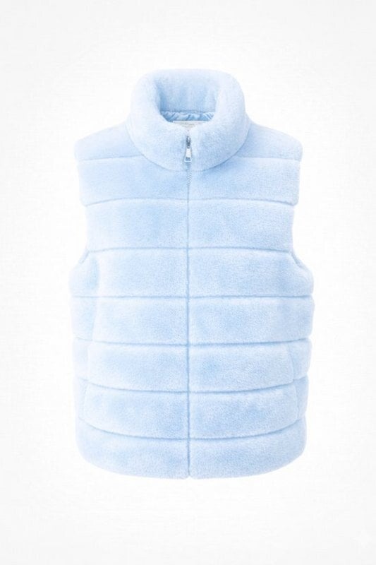 💙 HS Faux Fur Bodywarmer – One Size