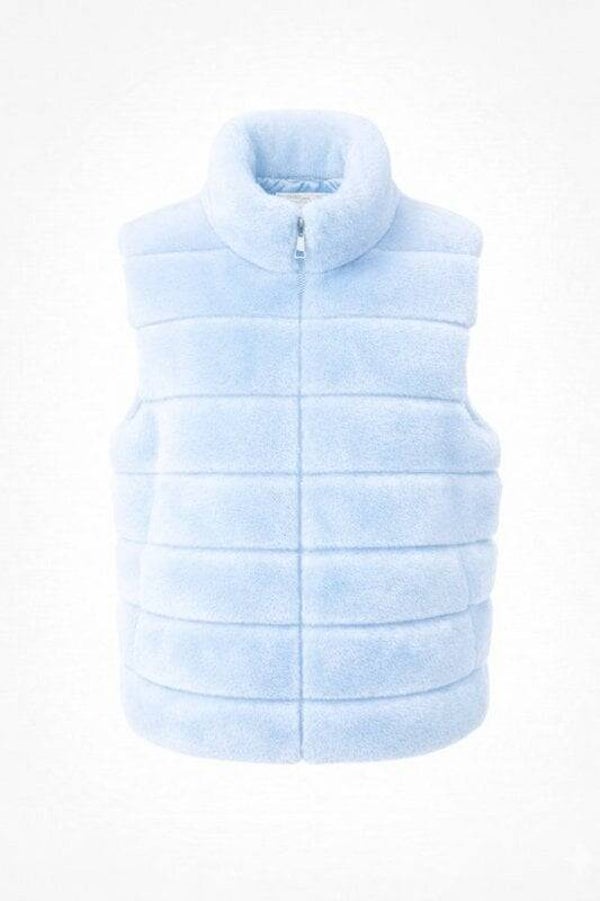 💙 HS Faux Fur Bodywarmer – One Size