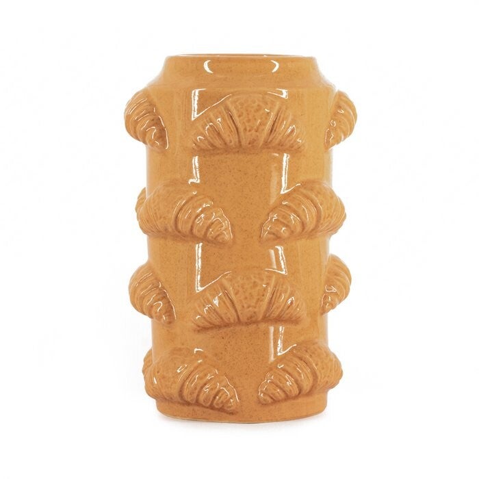 Aardewerk vaas croissants S