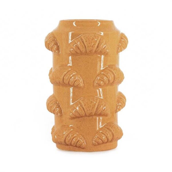 Aardewerk vaas croissants S