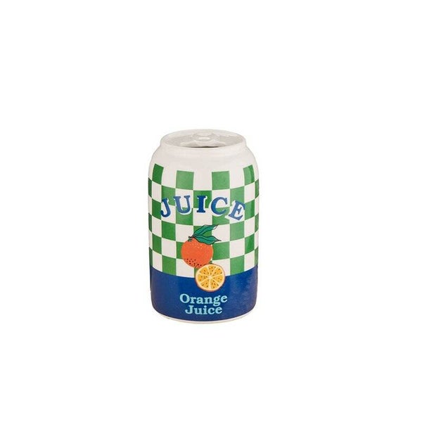Aardewerk vaas orange juice can