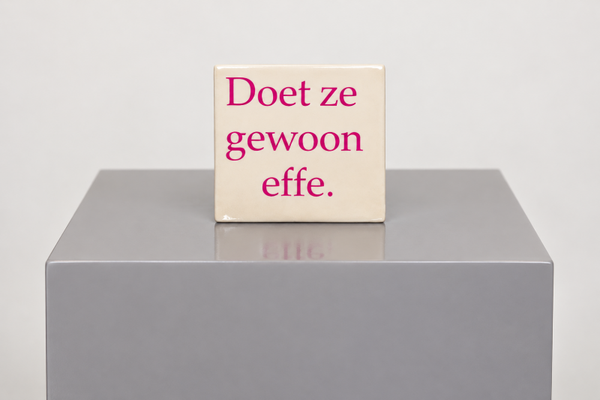 Decoratie tegeltje