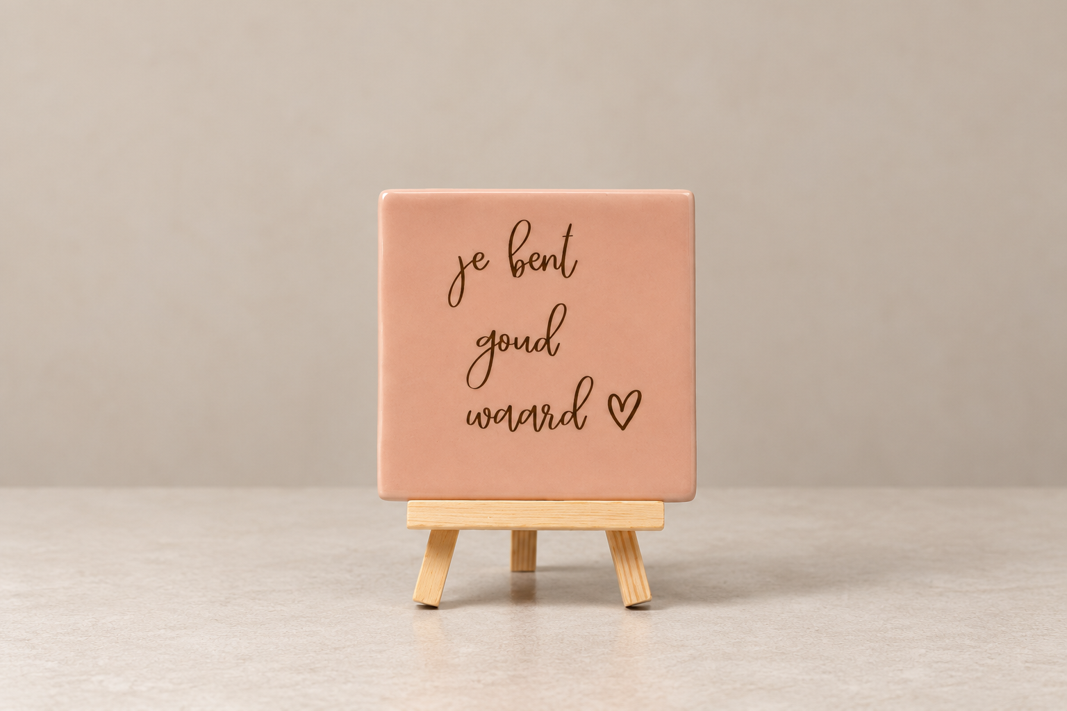 Decoratie tegeltje