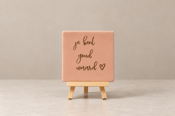 Decoratie tegeltje