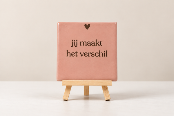 Decoratie tegeltje