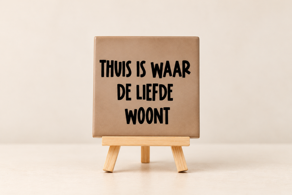 Decoratie tegeltje