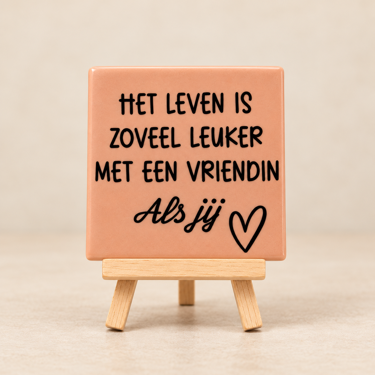 Decoratie tegeltje