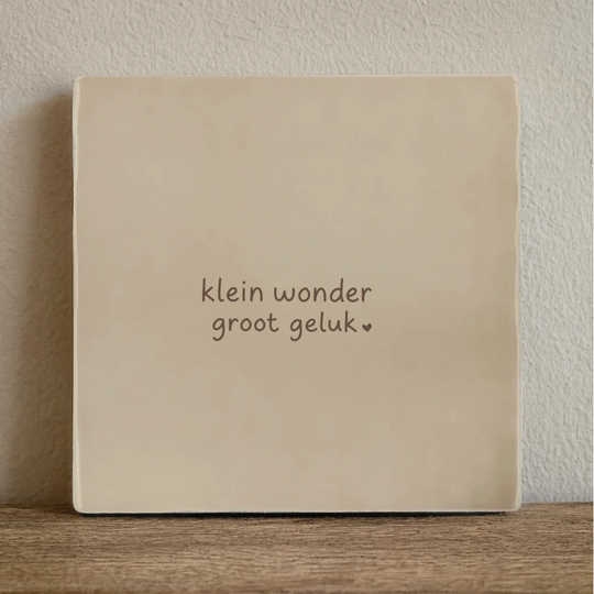 Decoratie tegeltje