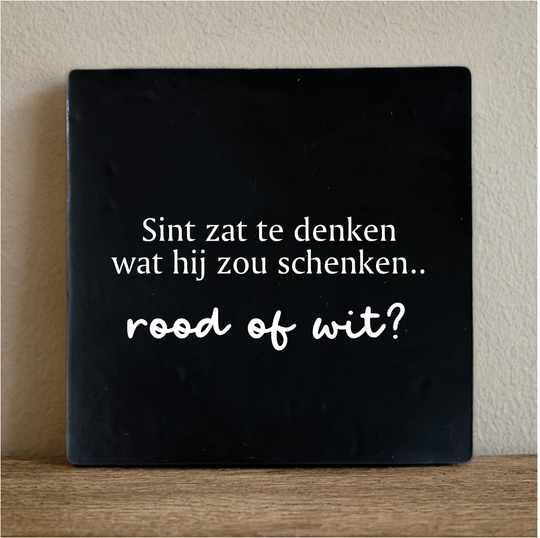 Decoratie tegeltje