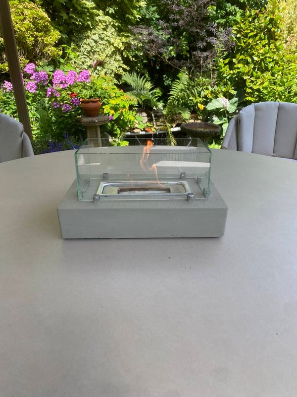 Handcrafted Concrete Tabletop fire