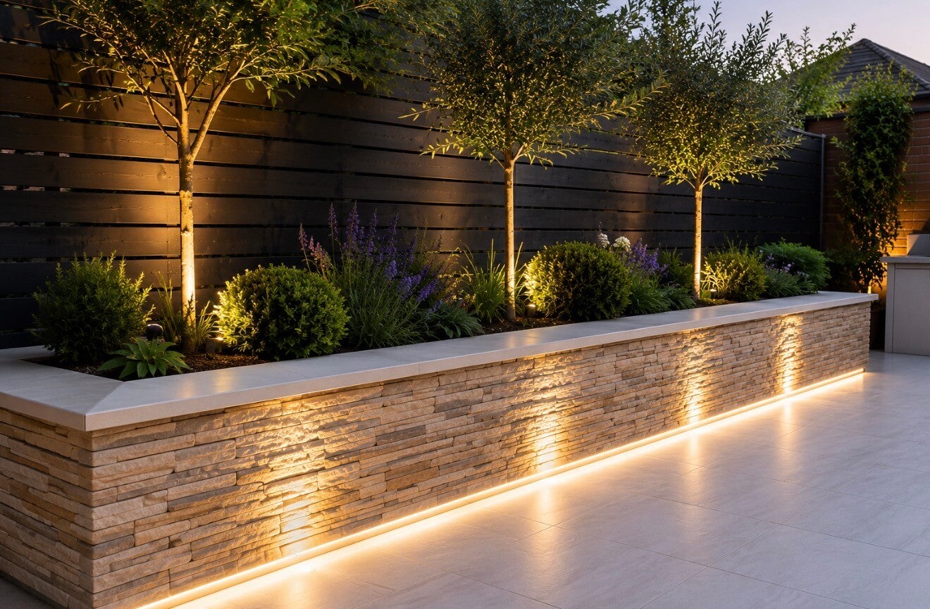 Garden walls and cladding by SD Landscapes