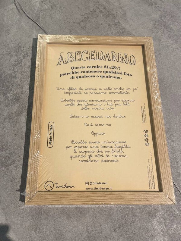 Abecedanno cornice