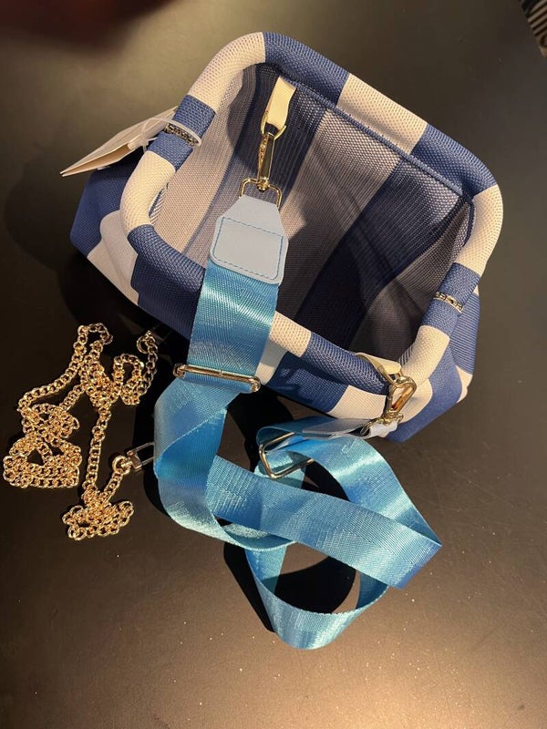 Sticky Bestie Pochette a righe + strip