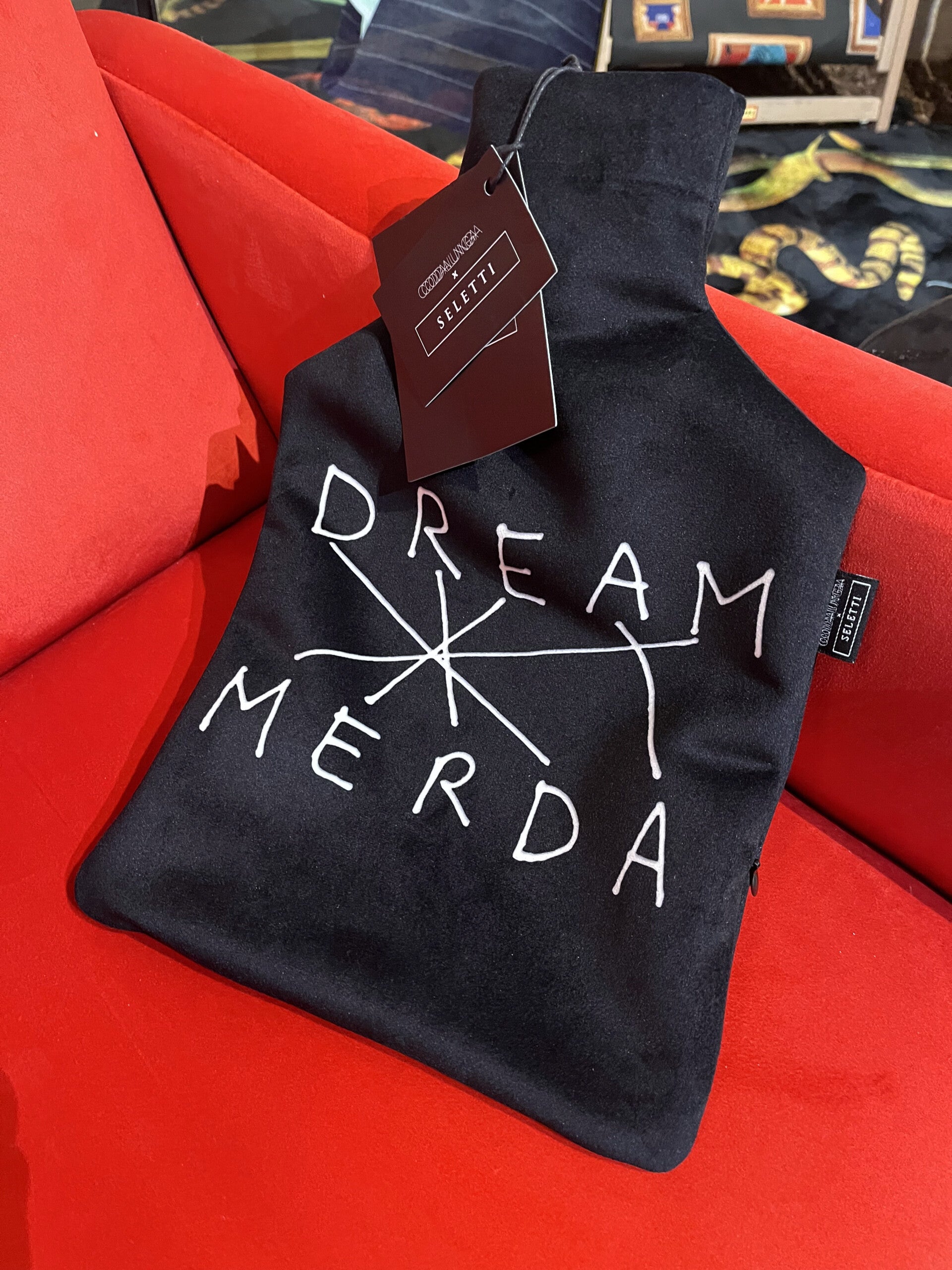 Hot water bag Dream /Merda (cotone/seta)
