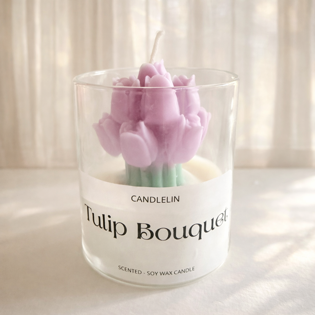 Tulip Bouquet Geurkaars