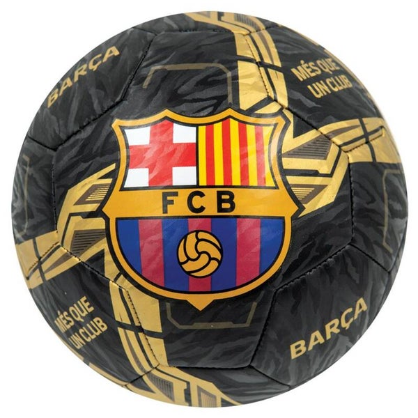 FC Barcelona Bal Lightning Black/Gold Size 5