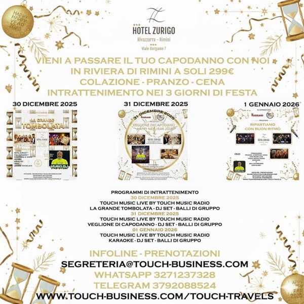CAPODANNO IN RIVIERA DI RIMINI