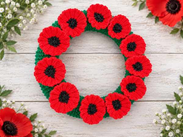 REMEMBRANCE DAY POPPY WREATH