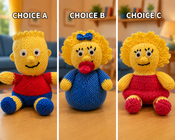 MAGGIE SIMPSON INSPIRED (choice B)
