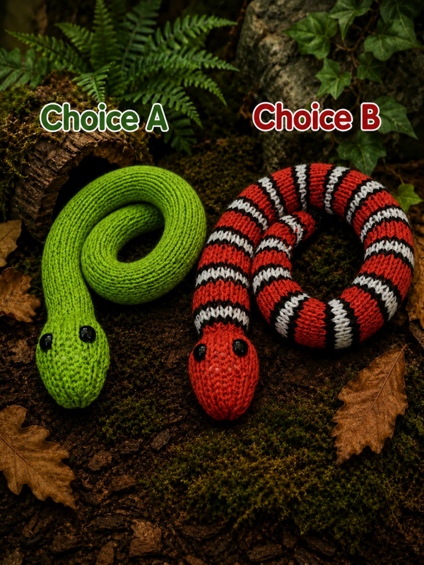 SNAKES INSPIRED (tree snake or corn snake)