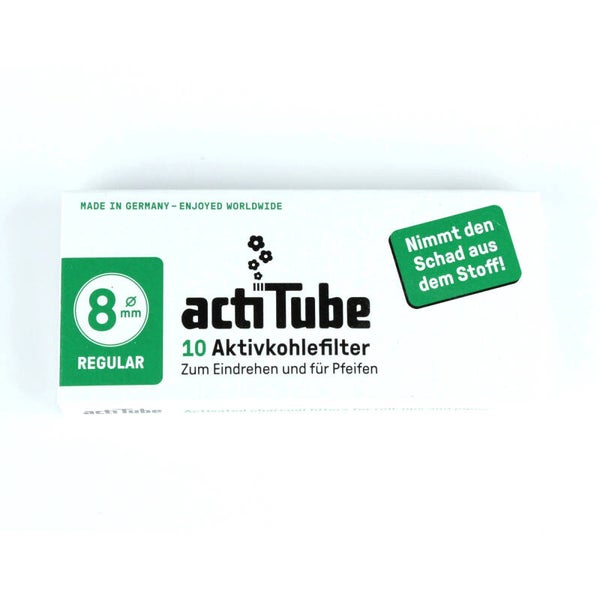 Acti Tube Aktivkohlefilter Ø8 mm, 10 Stück