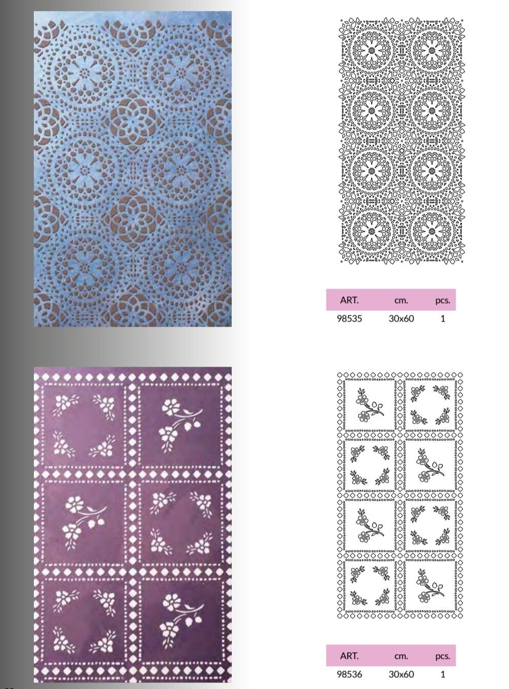 Pack stencil