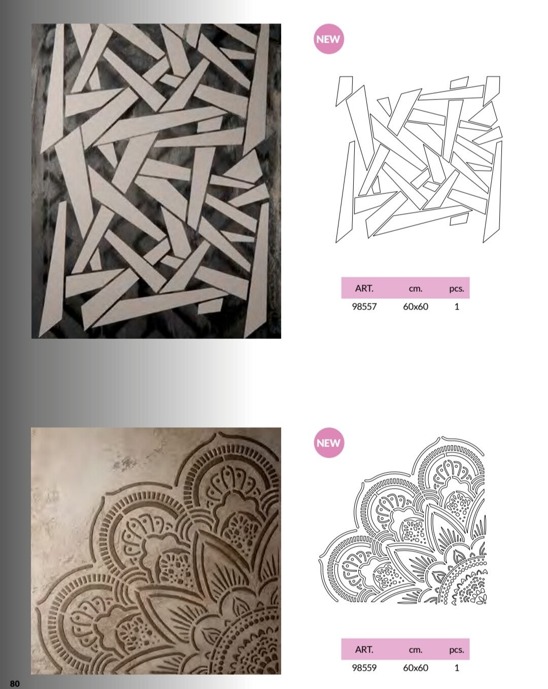 Pack stencil