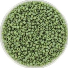 Miyuki Delica Beads 11/0 | DB-2310 Opaque Mat AB Glazed Pistachio | 5gr
