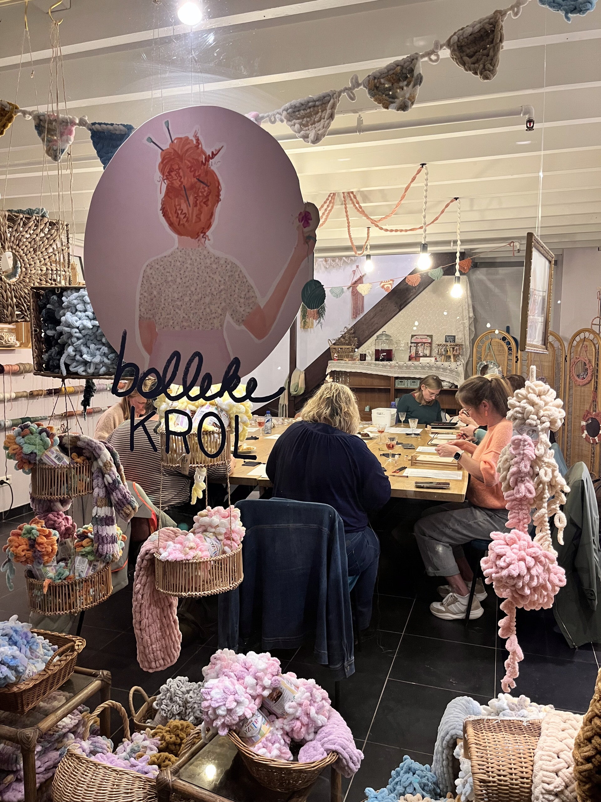 Sfeer in Atelier Bolleke Krol 